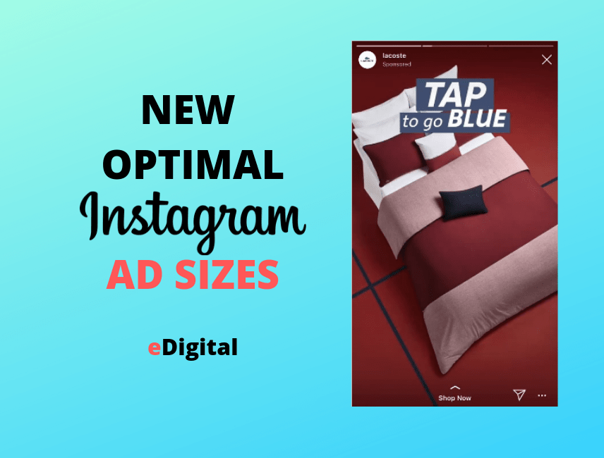 nuevas dimensiones óptimas de los anuncios de instagram