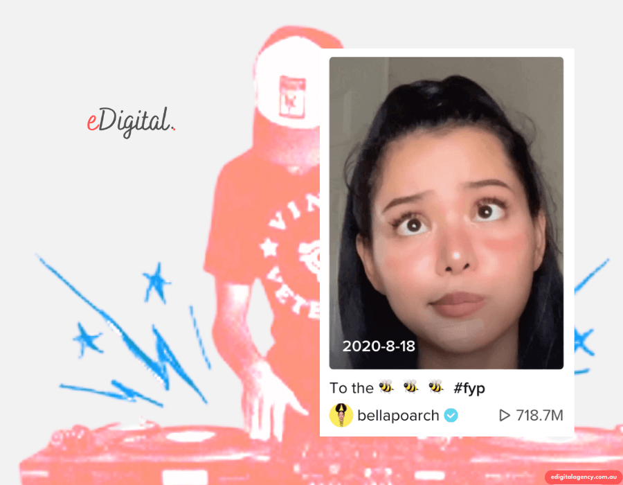 viral tiktok video más visto Bella Poarch