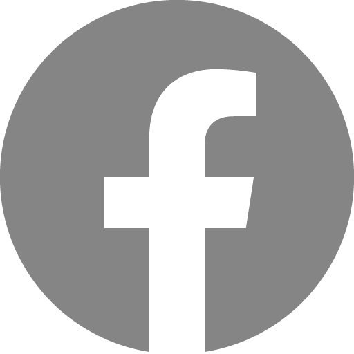 Facebook logo círculo gris png transparente