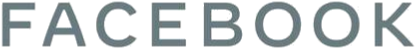 Facebook logo grey png