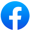 pequeño logo facebook círculo azul