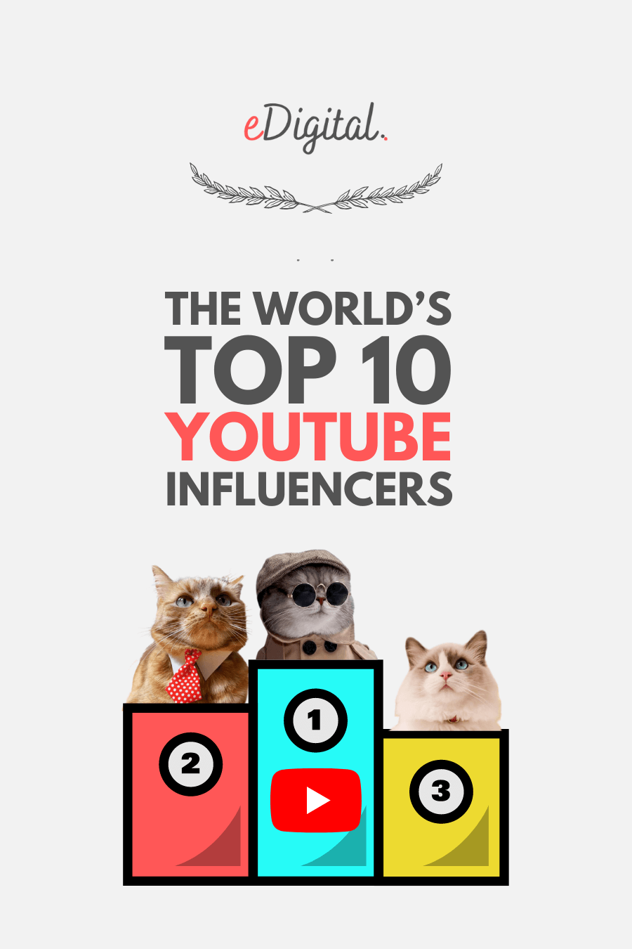 LOS 10 PRINCIPALES INFLUENCERS DE YOUTUBE DEL MUNDO EN 2023