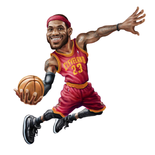 lebron james caricatura cleveland