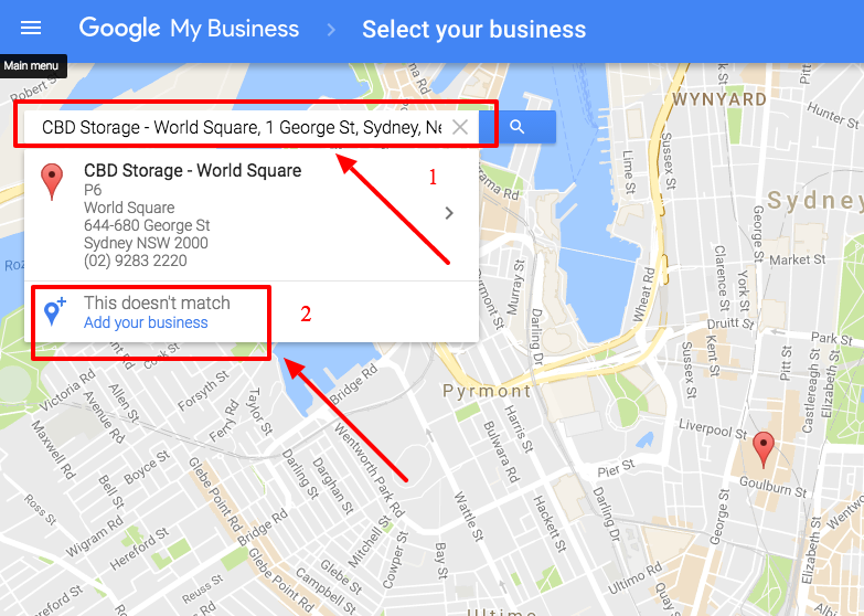 Como añadir mi negocio google maps sydney cbd australia paso 5